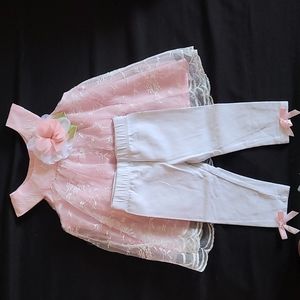 2 PC dress and pant set